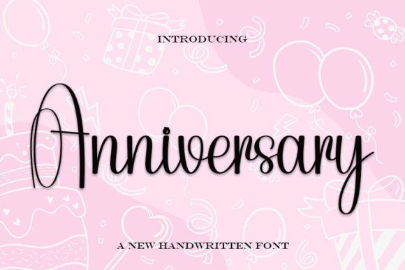 Anniversary: A Handwritten Typeface for Timeless Brand Identity