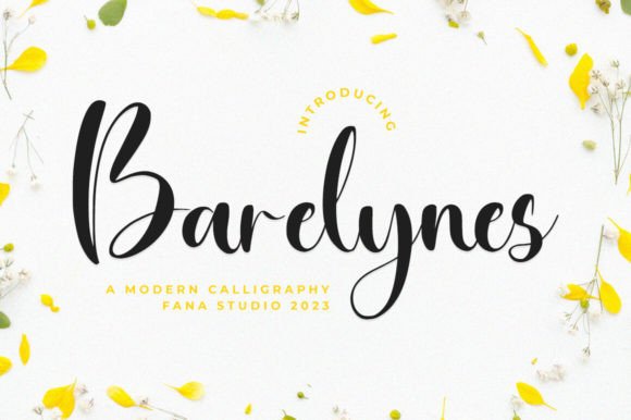 Barelynes Script: A Modern Typeface for Campaign Designers