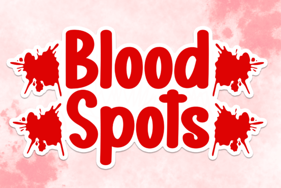 Blood Spots: The Handwritten Typeface for Timeless Editorial Design