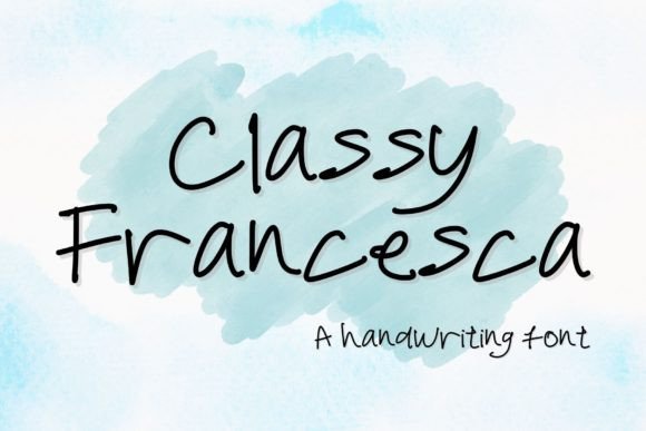Classy Francesca: The Perfect Handwritten Typeface for Your Creative Shop