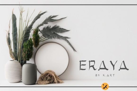 Eraya Typeface: The Perfect Script Font for Handmade Branding