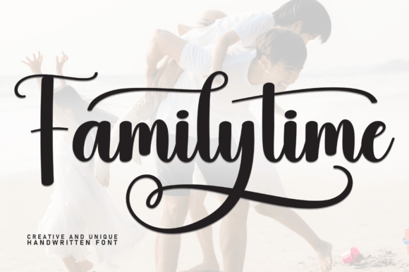Familytime: A Handwritten Typeface for Warm Editorial Design