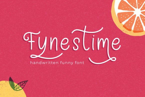 Fynestime: A Sweet Handwritten Typeface for Authentic Brand Identity