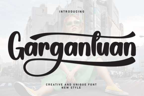 Gargantuan: The Handwritten Typeface for Scroll-Stopping Campaigns