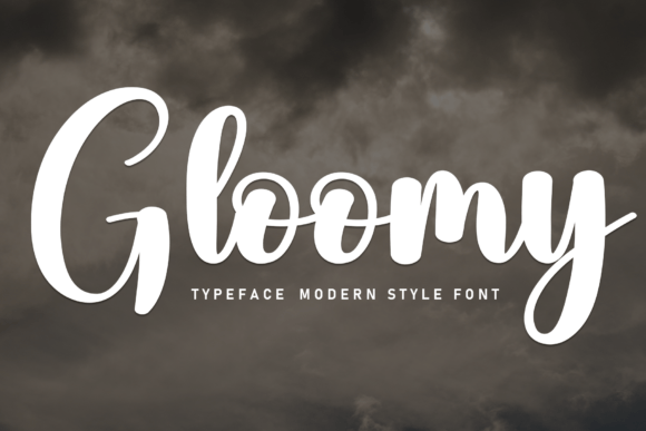 Gloomy Font Review: A Handwritten Typeface for Campaign Design