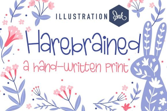 Harebrained: A Whimsical Typeface for Editorial Design