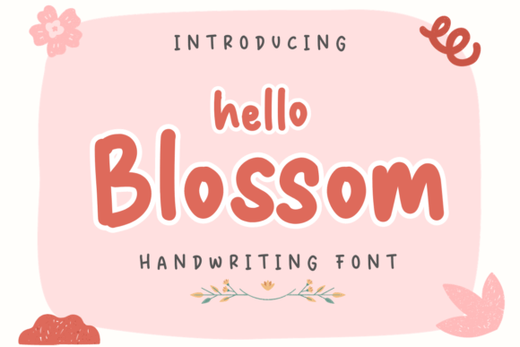 Hello Blossom: A Hand-Drawn Typeface for Editorial Design