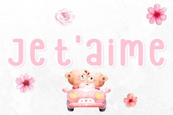 Je T Aime: The Perfect Script Font for Handmade Labels and Invitations