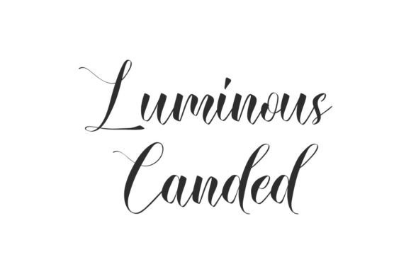 Luminous Canded: The Premium Script Font for High-Impact Campaigns