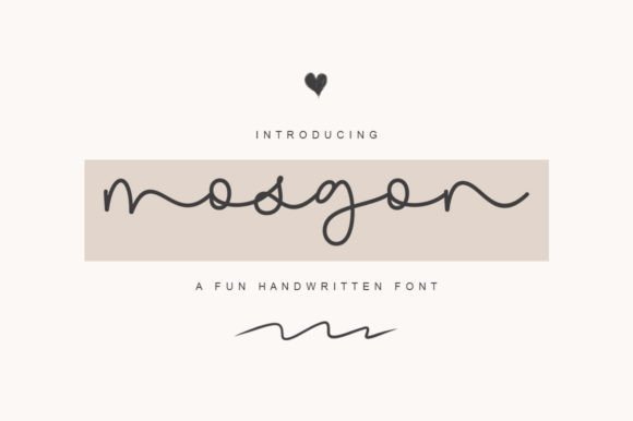 Mosgon: The Handwritten Typeface That Elevates Digital Branding