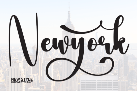 Newyork: The Handwritten Typeface for Authentic Business Branding