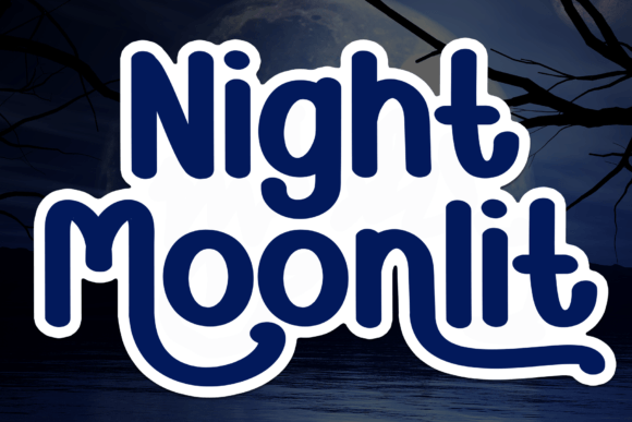 Night Moonlit: The Handwritten Typeface for Elegant Editorial Design