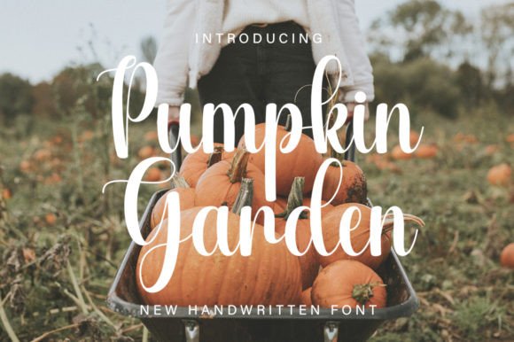 Pumpkin Garden: The Perfect Handwritten Typeface for Small Business Branding