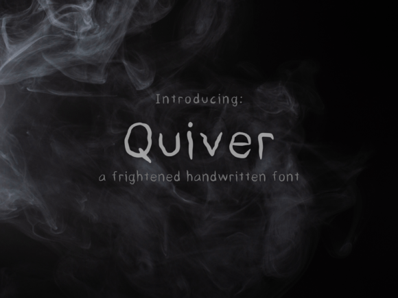 Quiver: The Handwritten Typeface That Elevates Spooky Campaigns