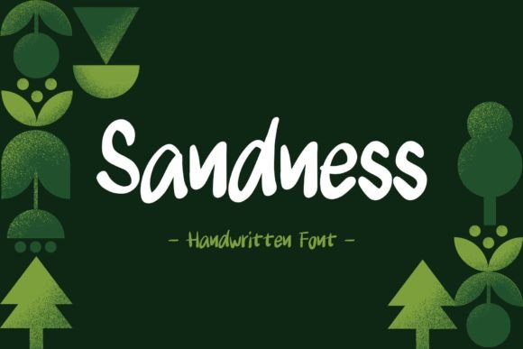 Sandness: The Friendly Script Font for Handmade Crafts
