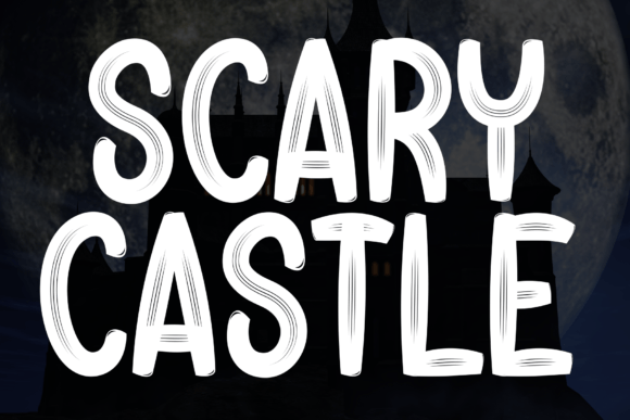 Scary Castle: The Perfect Handwritten Display Font for Crafters