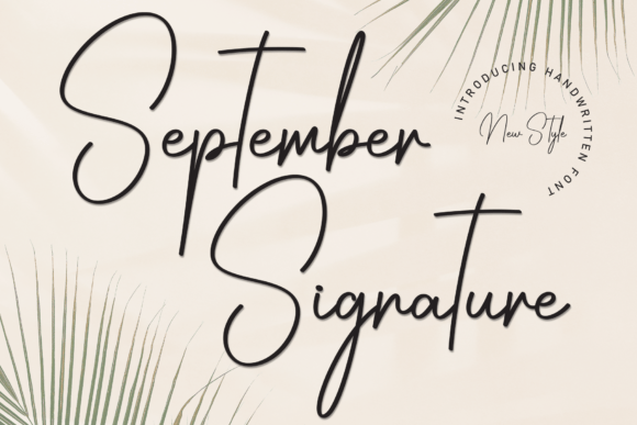 September Signature: A Handwritten Typeface That Balances Readability and Charm