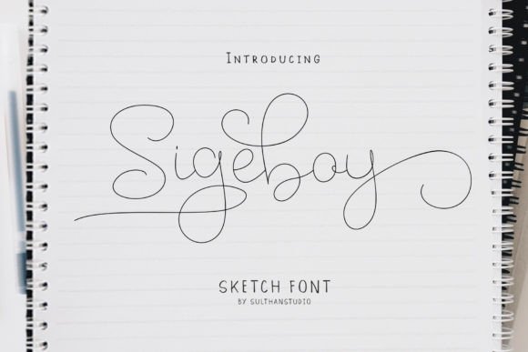 Sigeboy: The Handwritten Typeface That Elevates Editorial Design