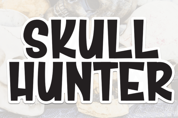 Skull Hunter: The Handwritten Typeface for High-Impact Campaigns