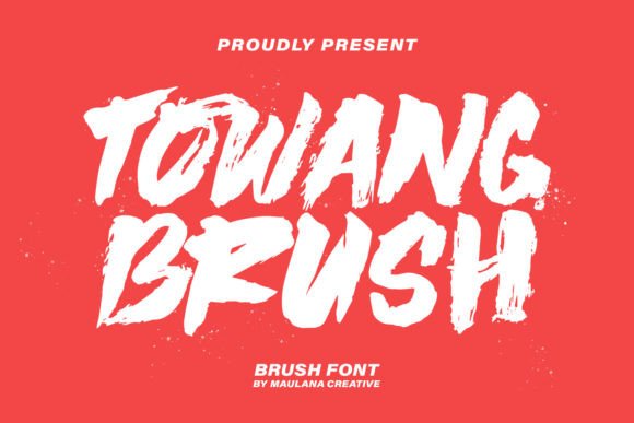 Towang Brush: A Handcrafted Typeface for Authentic Branding