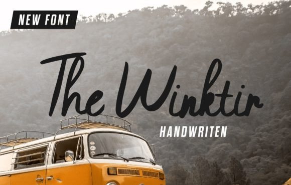 Winktir: The Sweet Handwritten Font for Modern Web Design